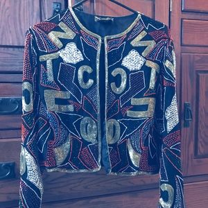 Jacket, Beaded Vintage Royal Feelings